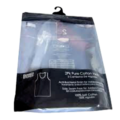 Hanger Attached Poly Bags